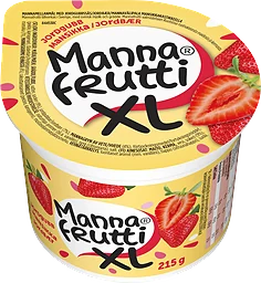 Mellanmål XL Jordgubb 215g Mannafrutti