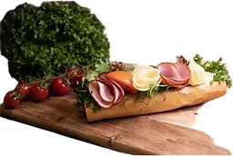 Baguette med ost och skinka Citys