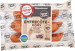 Entrecotekorv 80% Kötthalt 225g Rybergs