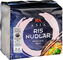 Risnudlar 180g ICA Asia