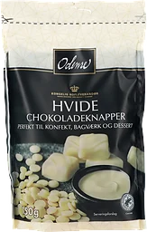 Chokladknapp Vit 150g Odense