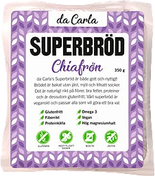 Superbröd Chiafrön 350g Da Carla