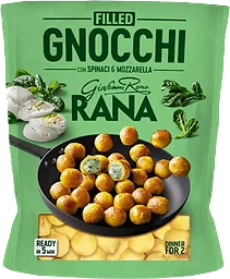 Fylld Gnocchi Spenat Mozzarella