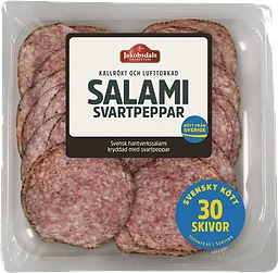 Salami Svartpeppar 80g Jakobsdals