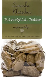 Godis Pulverfyllda Paddor 200g Svenska Karamellkompaniet
