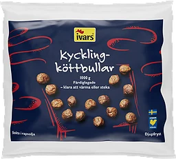 Kycklingköttbullar 1kg Ivars
