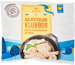Majskycklingklubba mörad Fryst 1kg ICA