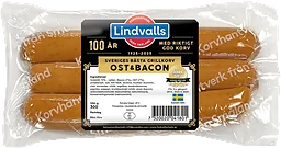 Grillkorv Ost & Bacon Grillkorv 300g Lindvalls