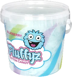Sockervadd Blåbär 50g Fluffyz
