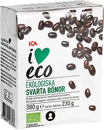 Svarta bönor Ekologisk 380g ICA I love eco