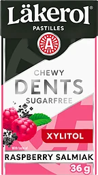 Raspberry Salmiak Dents Pastiller