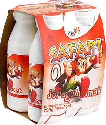 Drickyoghurt Safari Jordgubb 4-p 720g Yoplait