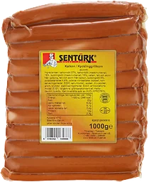 Kalkon Kycklinggrillkorv skinnfri 1kg Sentürk