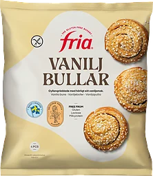 Vaniljbulle Glutenfri Frysta/4-pack