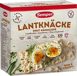 Lantknäcke Glutenfri 230g Semper