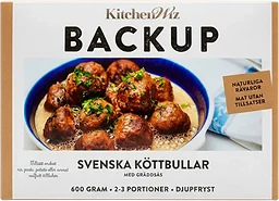Svenska Köttbullar I Gräddsås 600g Kitchenwiz Backup