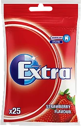 Tuggummi Strawberry Sockerfri 35g Extra