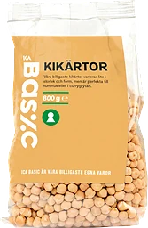 Kikärtor 800g ICA Basic
