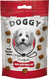 Hundgodis Mini köttbullar 50g Doggy
