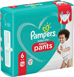 Byxblöjor Strl 6 15+kg 33-p Pampers