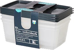 Frys- och Mikroburk 0,8l 3-p ICA