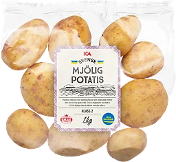 Potatis mjölig klass 2 1kg ICA