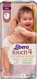 Byxblöjor Touch Strl 4 7-11kg 34-p Miljömärkt Libero