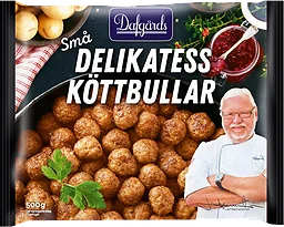 Små delikatessköttbullar Fryst 500g Dafgårds