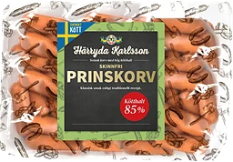 Prinskorv 85% Kötthalt 500g Härryda Karlsson
