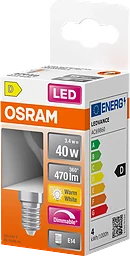 LED Klot E14 (470lm)40W Dimbar Osram