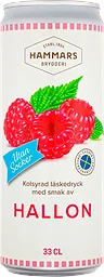Läsk Hallonsoda Utan Socker 33cl Hammars Bryggeri