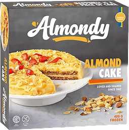Mandeltårta Glutenfri Fryst 400g Almondy