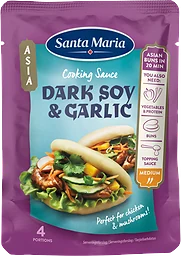 Cooking Sauce Dark Soy & Garlic 100g Santa Maria