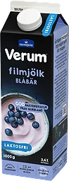 Filmjölk Blåbär Laktosfri 3,6% 1000g Verum®