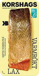 Varmrökt Lax Dubbel i Bit