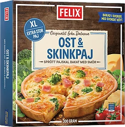 Ost & Skinkpaj Fryst/1 Port