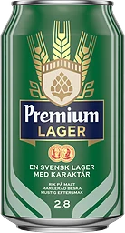 Premium Lager Lager 2,8% Folköl Burk
