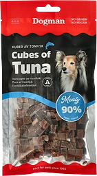 Hundsnacks Kuber av tonfisk 80g Dogman