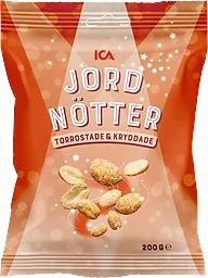 Jordnötter Torrostade & Kryddade 200g ICA