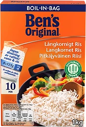 Ris Långkornigt Boil in bag 1kg Ben´s Original