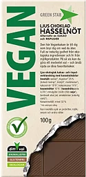 Choklad Ljus Vegan 100g Greenstar