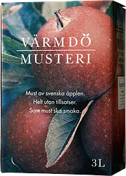 Äppelmust 3l Värmdö Musteri