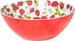Melaminskål Jordgubbe D22cm ICA