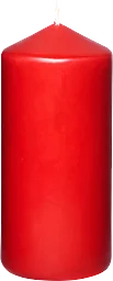 Blockljus Röd 15cm ICA