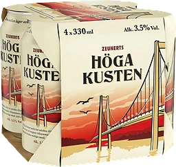 Öl Höga Kusten 3.5% 4-pack 33cl Zeunerts