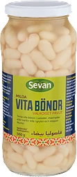 Vita bönor 560g Sevan