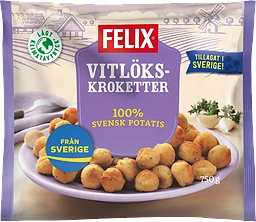 Vitlökskroketter Fryst 750g Felix