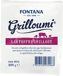 Grillost Grilloumi Laktosfri 26% 200g Fontana