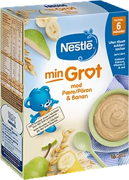 Gröt Banan Päron Från 6 Månader
