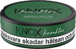 Knox Karaktär Green White Portionssnus